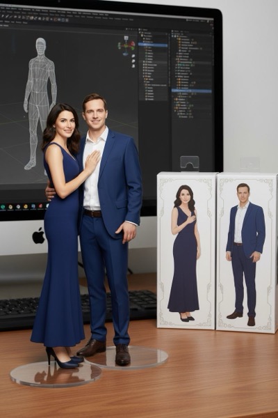 Packaged Mini Figure - AI Art Style Transformation