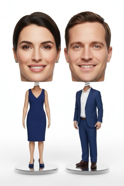 Realistic Bobblehead - AI Art Style Transformation