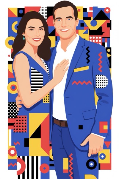 Memphis Design - AI Art Style Transformation