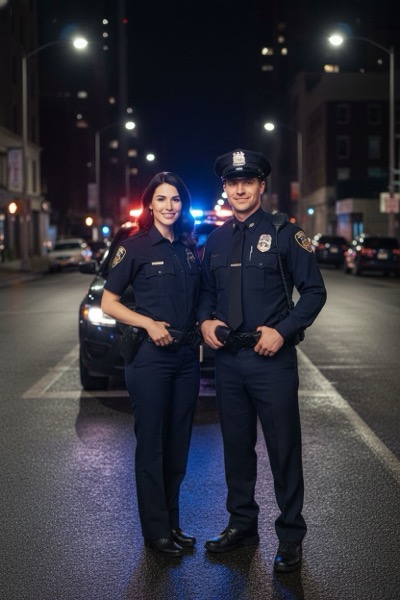 Police Officer - AI Portrait Transformation