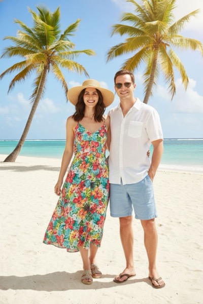 Tropical Vacation - AI Portrait Transformation