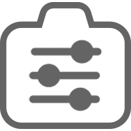 Illustration of photo booth software camera settings